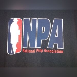 Y2K NBA Parody T-shirt "NPA National Pimp Association"